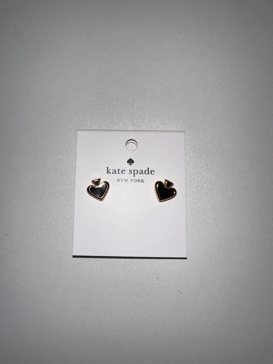 Kate Spade New York Spade Earrings - Black