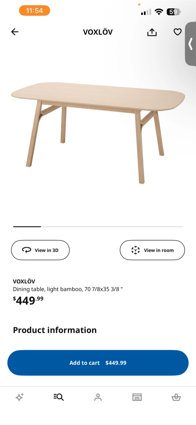 IKEA Voxlov Table
