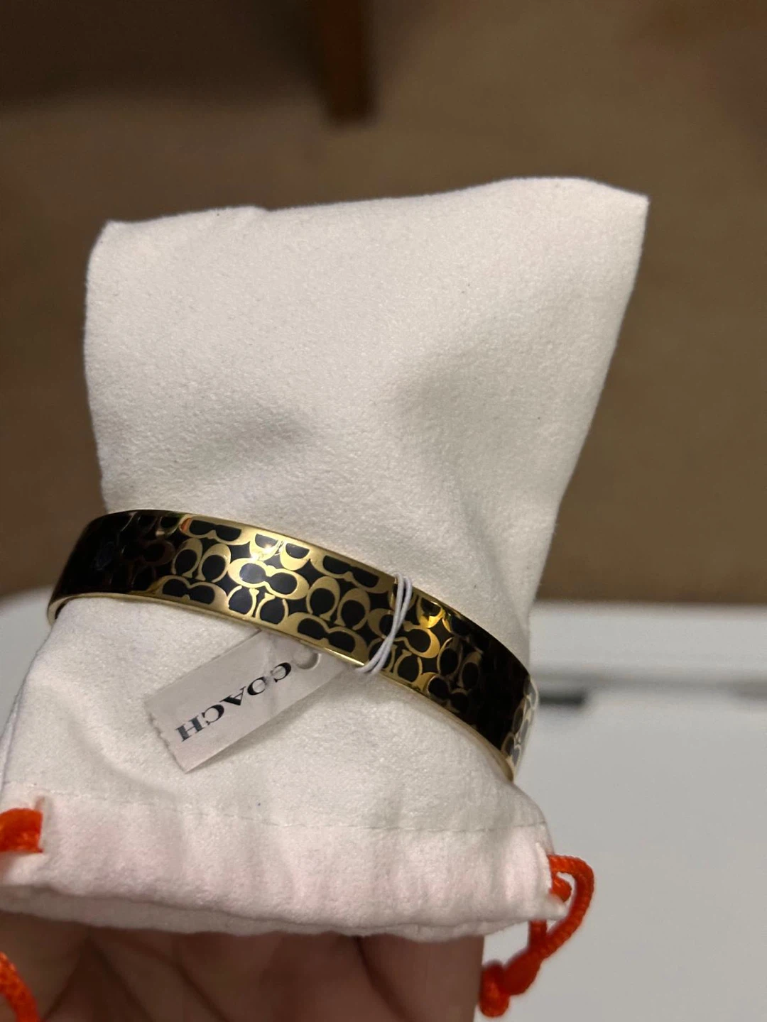 Coach Black & Gold Bangle - photo 2