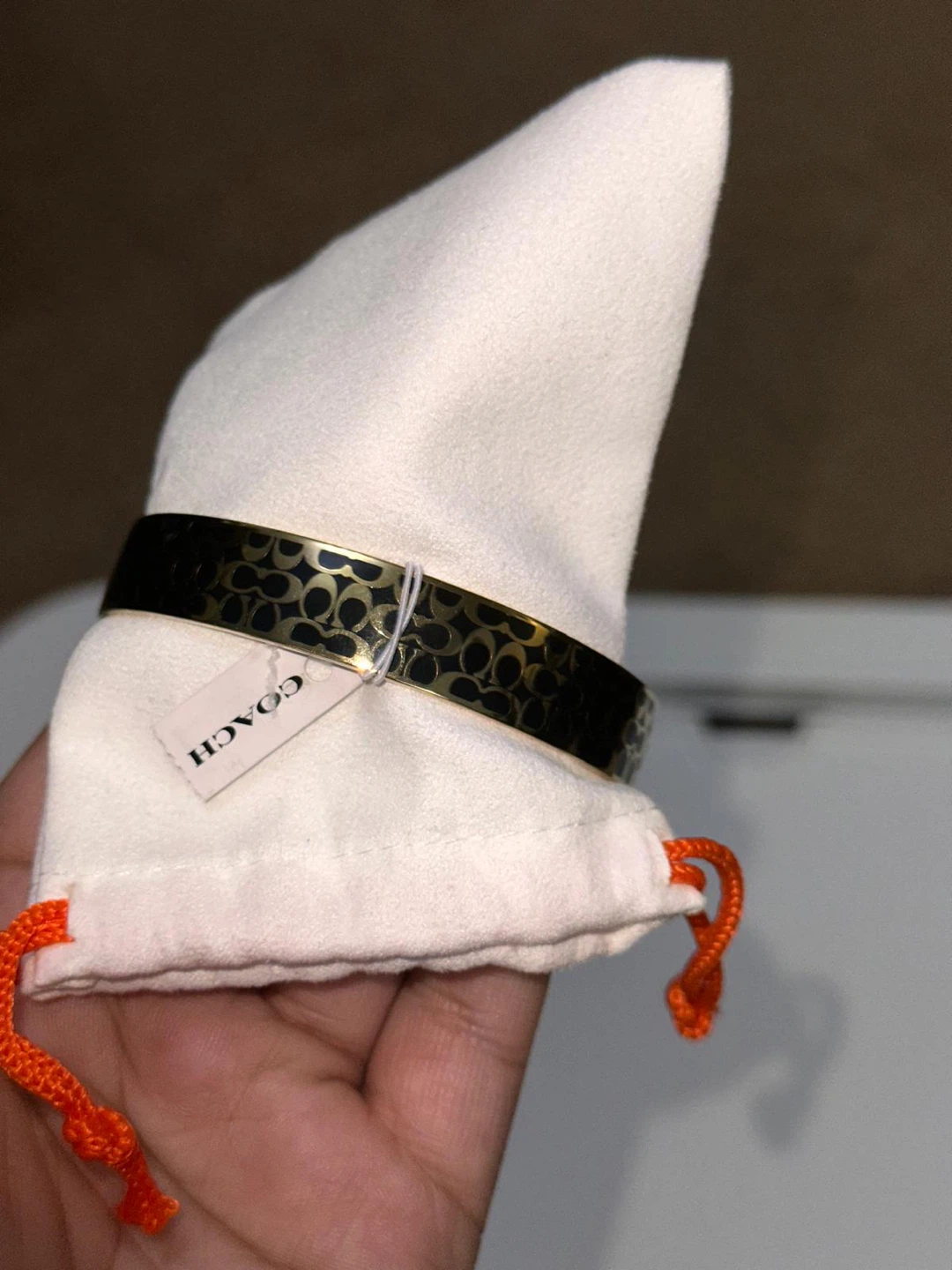 Coach Black & Gold Bangle