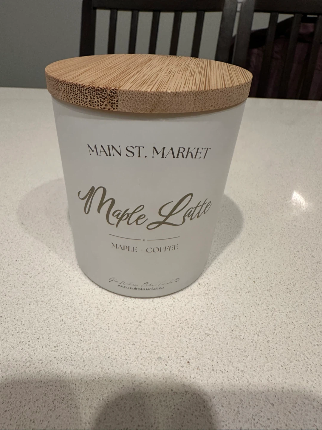 Main St. Market Maple Latte Candle