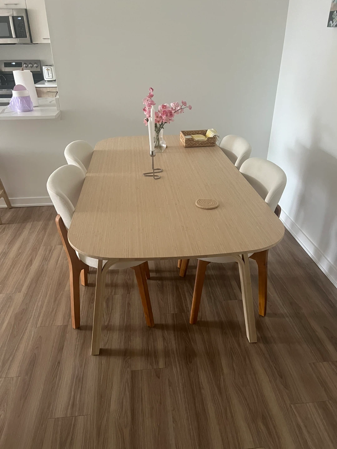 Furniliving wood dining chair - photo 3