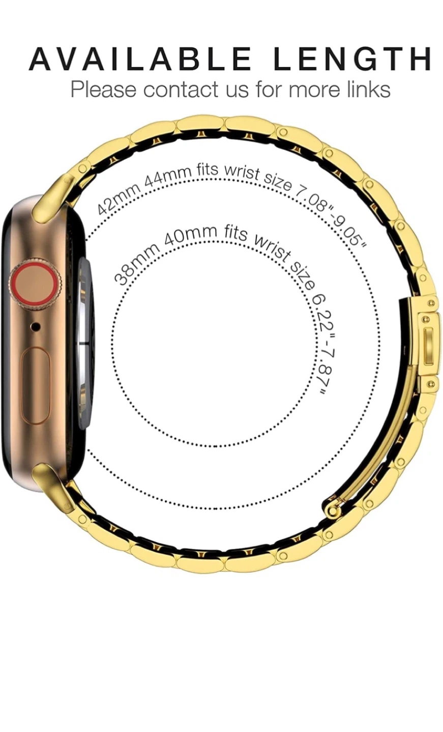 Gold Stainless Steel Apple Watch Band 42/44mm - photo 2