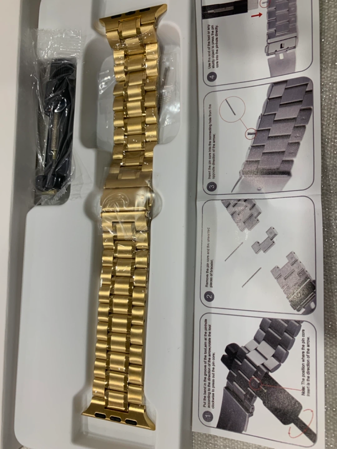 Gold Stainless Steel Apple Watch Band 42/44mm - photo 3