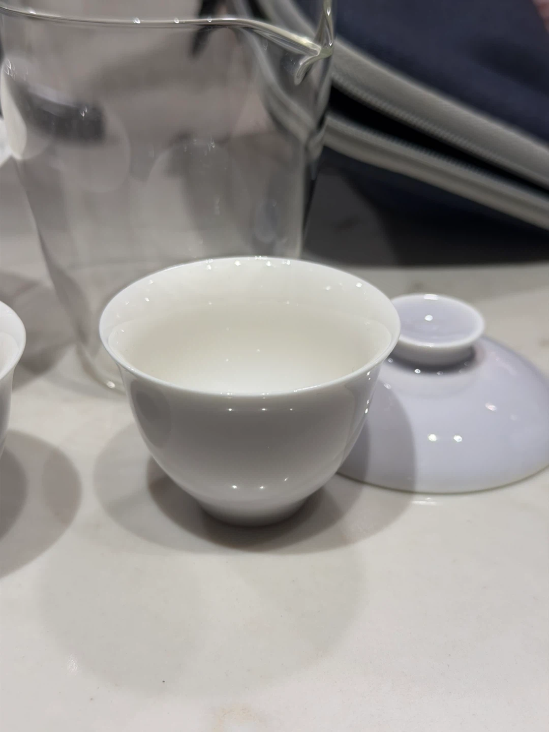 Portable Tea Set with Case - Like New! - photo 5