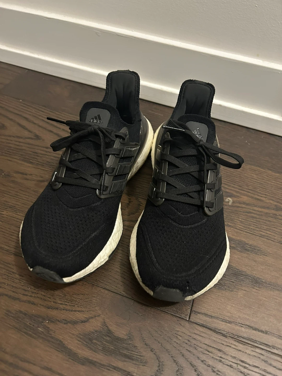 Adidas Ultraboost 21 Black Running Shoes - photo 2