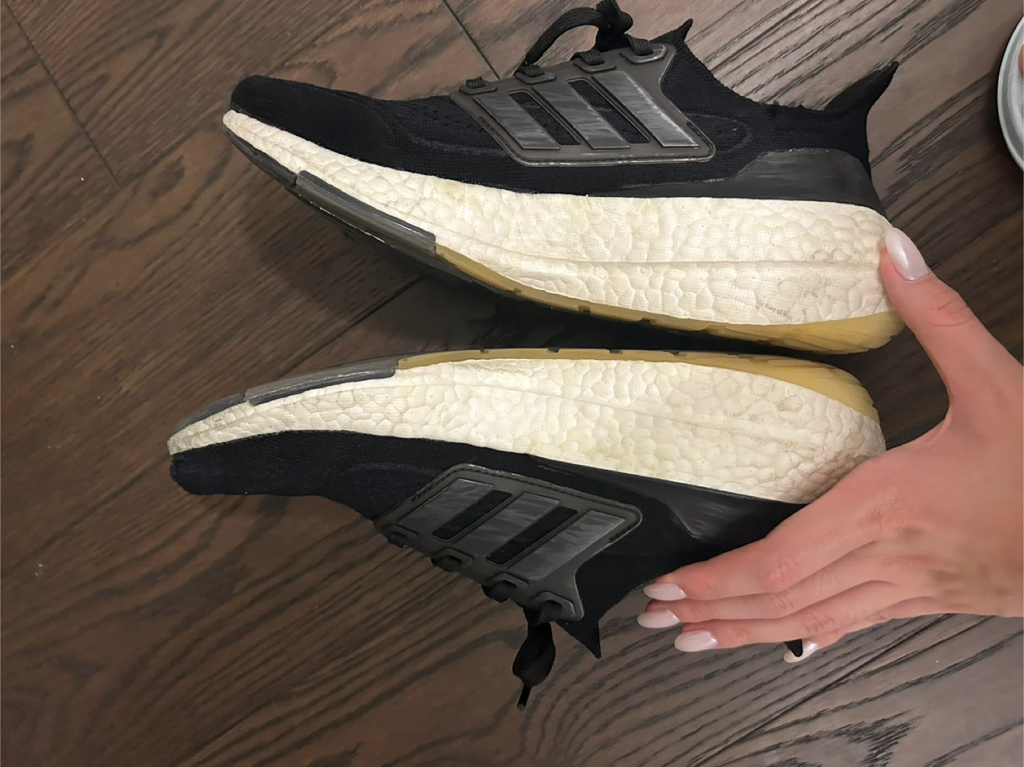 Adidas Ultraboost 21 Black Running Shoes - photo 3