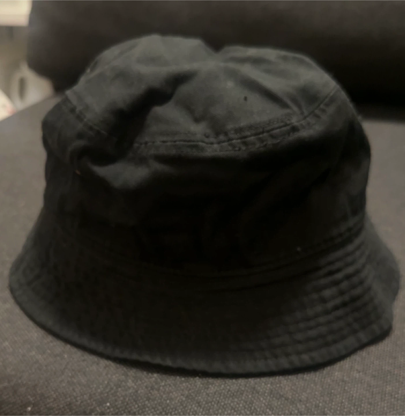 BNWT R13 Black Embroidered Bucket Hat - Unisex - One Size - photo 3