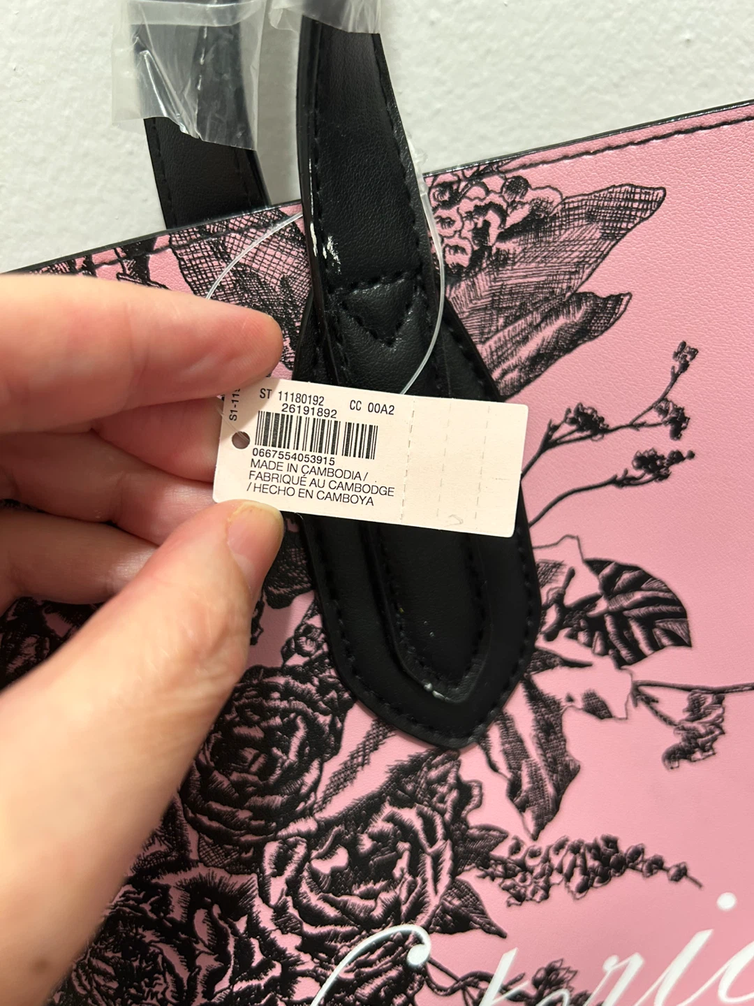 NWT Victoria's Secret Pink Floral Tote Bag - Brand New - photo 4
