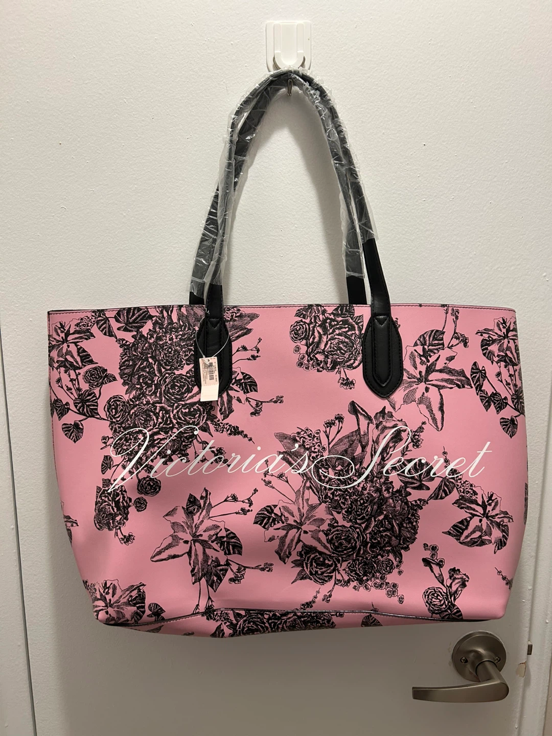 NWT Victoria's Secret Pink Floral Tote Bag - Brand New