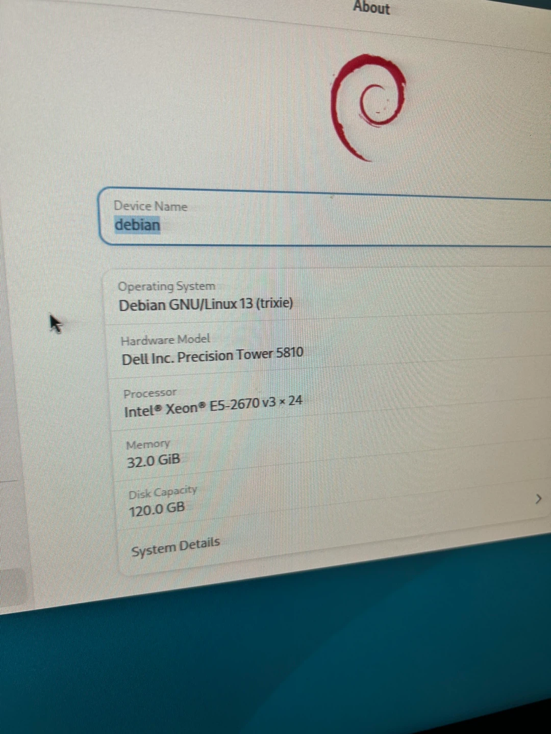 Dell Precision 5810, 32GB RAM, 12 Core Xeon, GTX 1050ti 4GB - photo 2