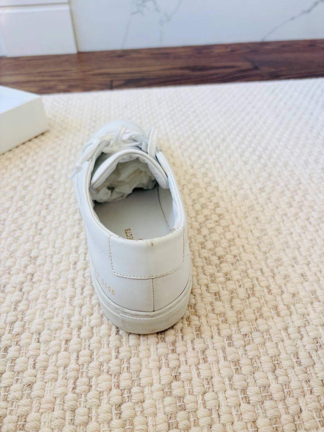Common Projects Achilles Low White Sneakers - photo 2