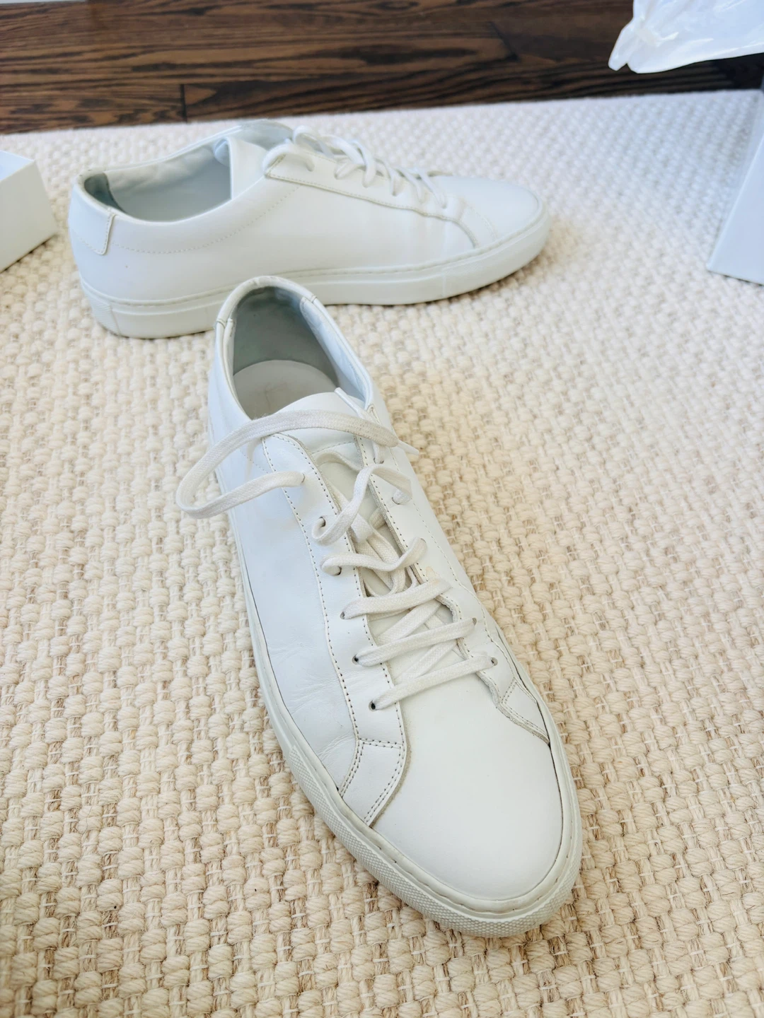 Common Projects Achilles Low White Sneakers - photo 3