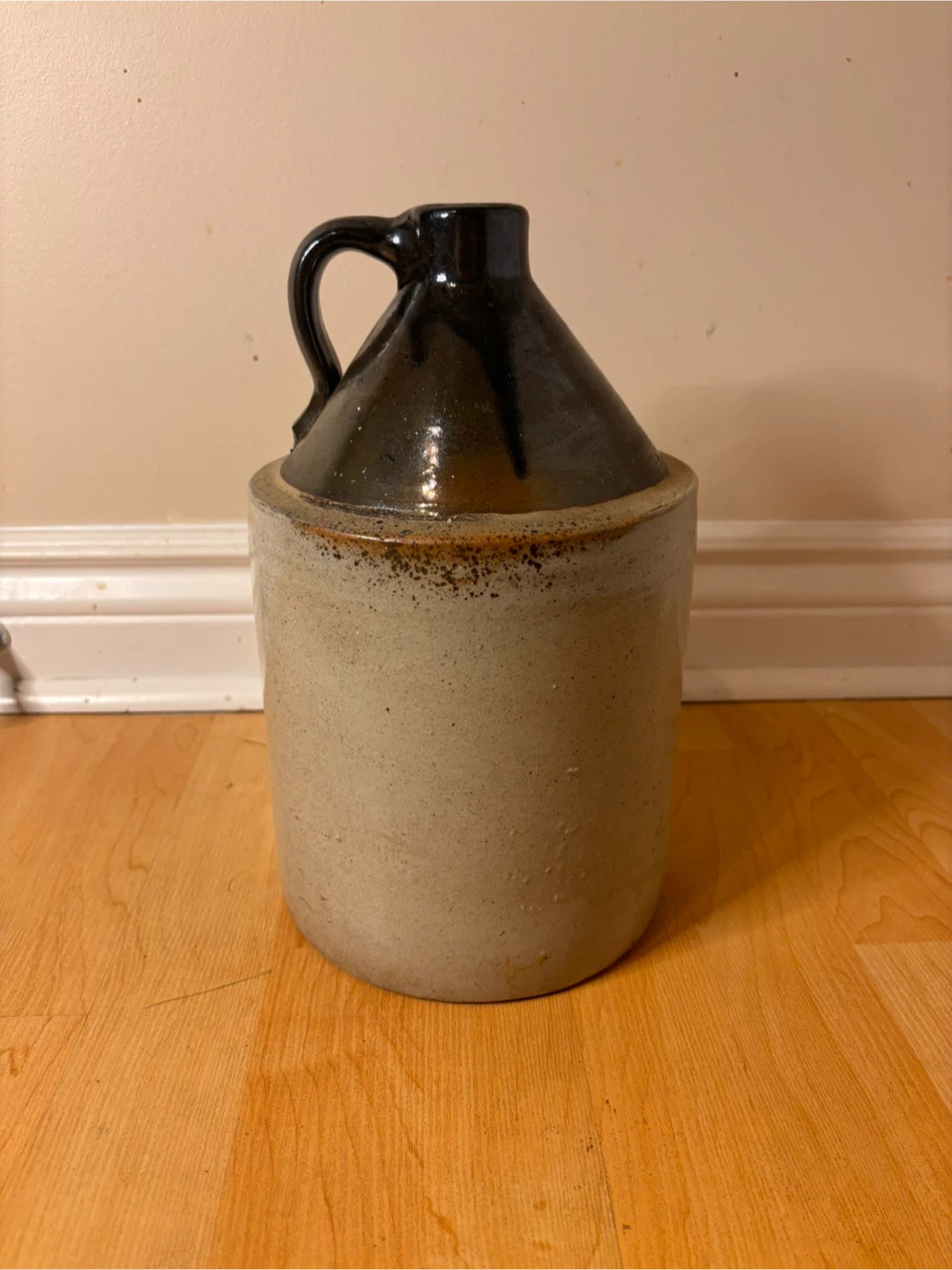 Antique Stoneware Jug – Crown Maker’s Mark