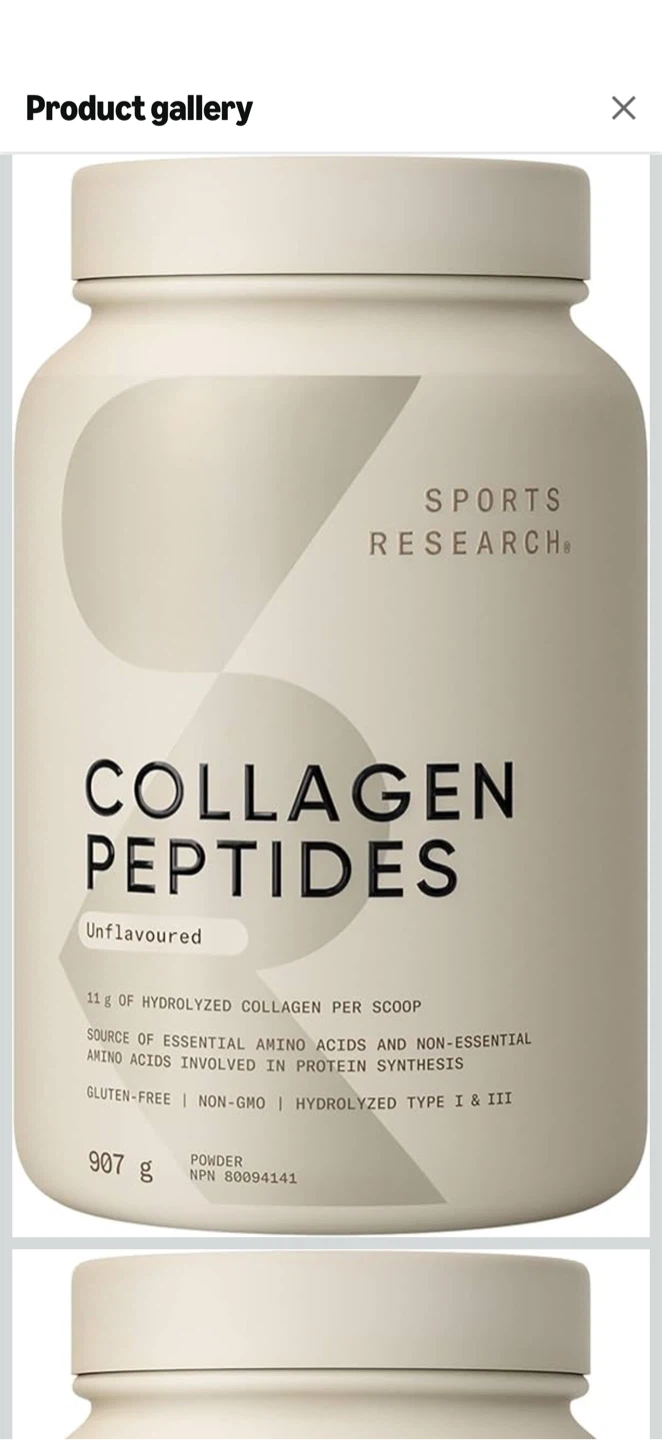 Sports Research Collagen Peptides - Unflavoured