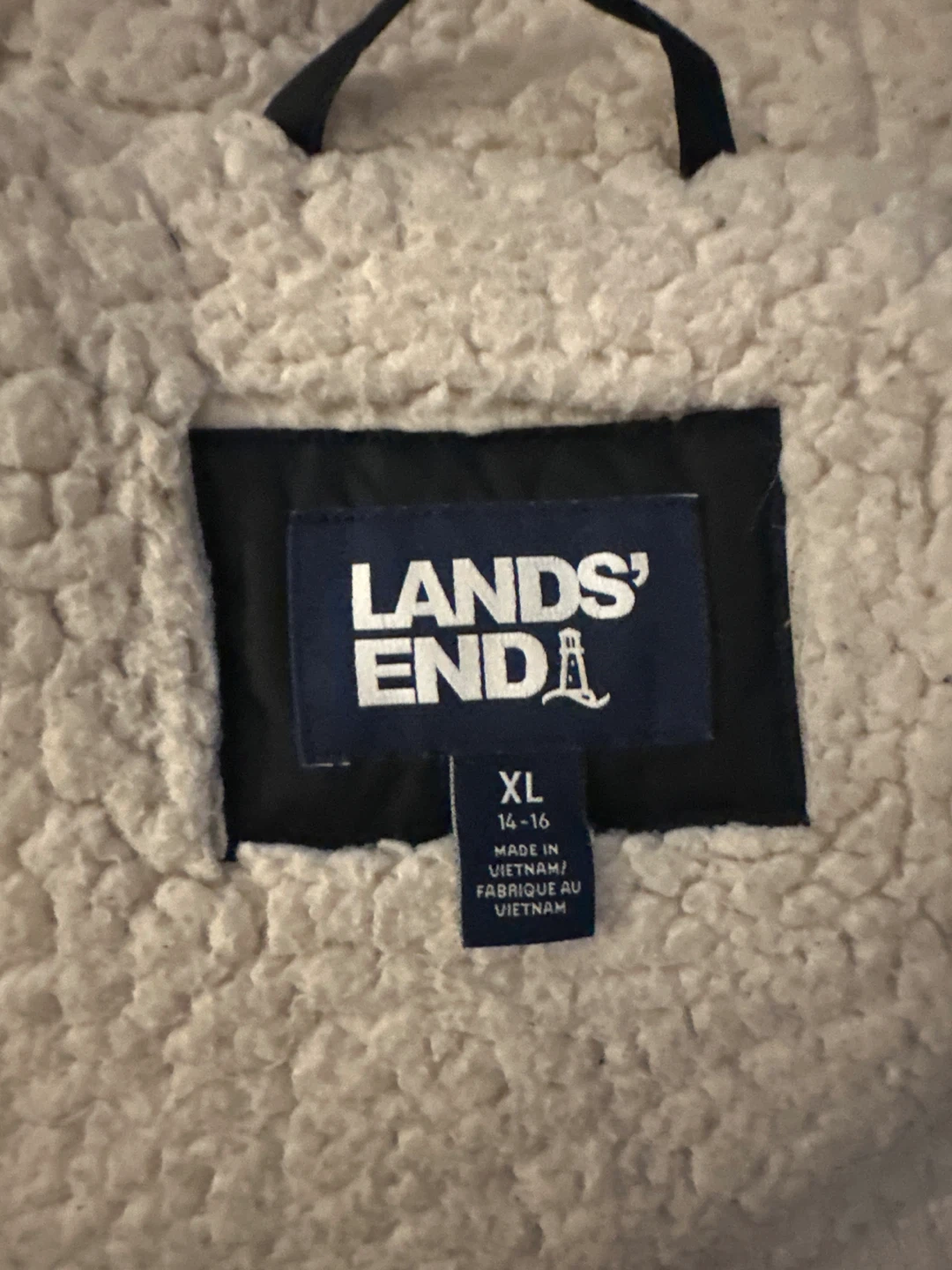 Lands' End Black Winter Jacket XL - photo 2