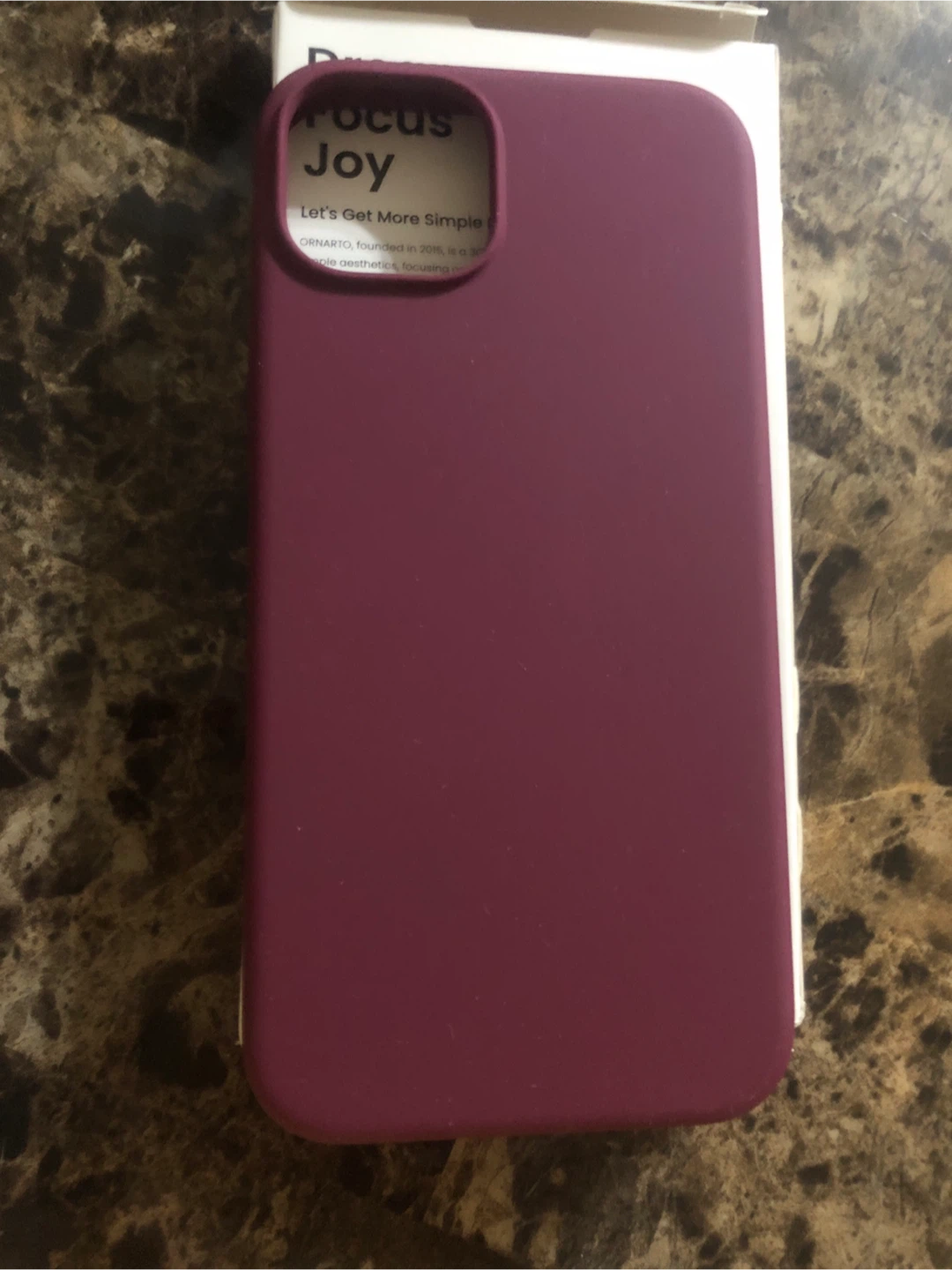 New-Ornarto iPhone 16 pro Case - Burgundy - photo 2