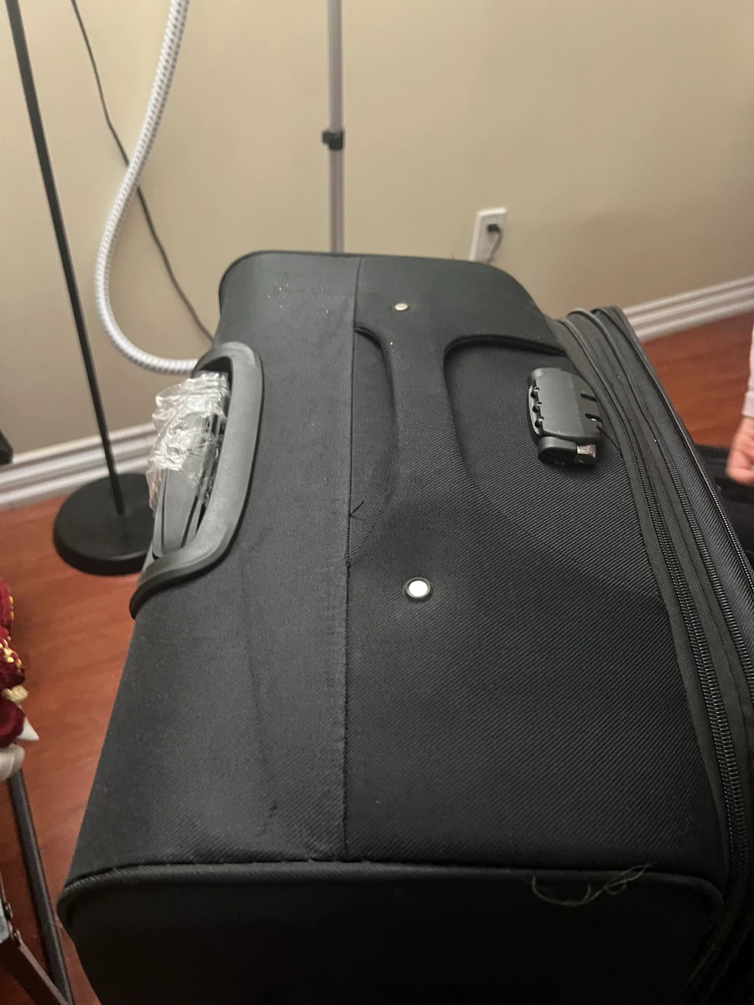 Travelers Choice Black Suitcase