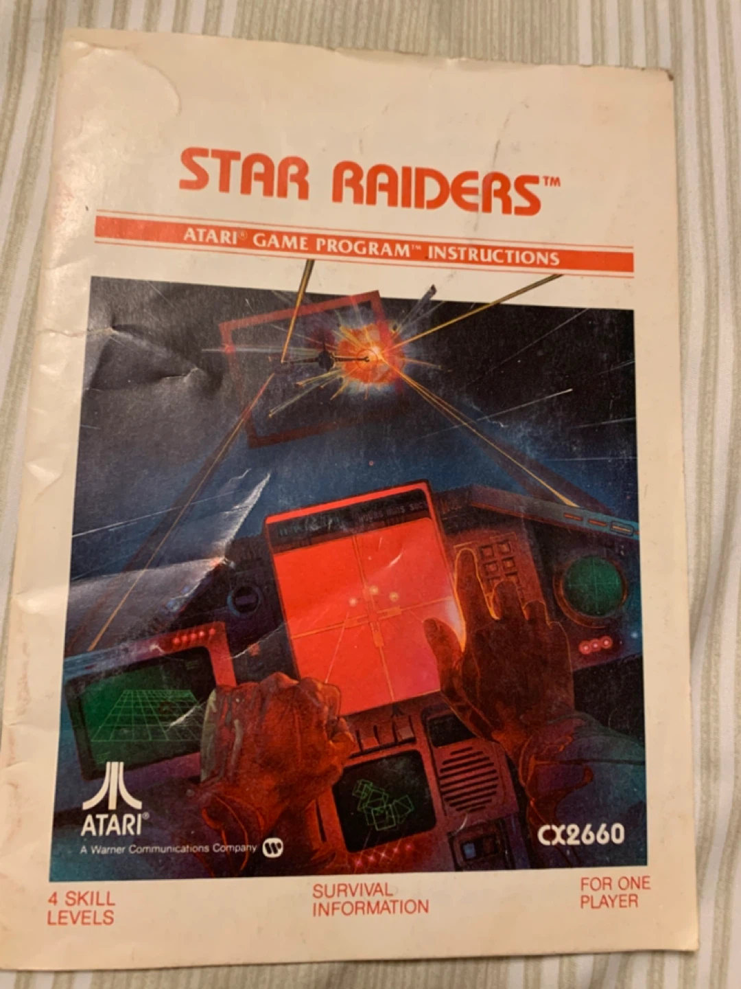 Atari Star Raiders Game Program Instructions