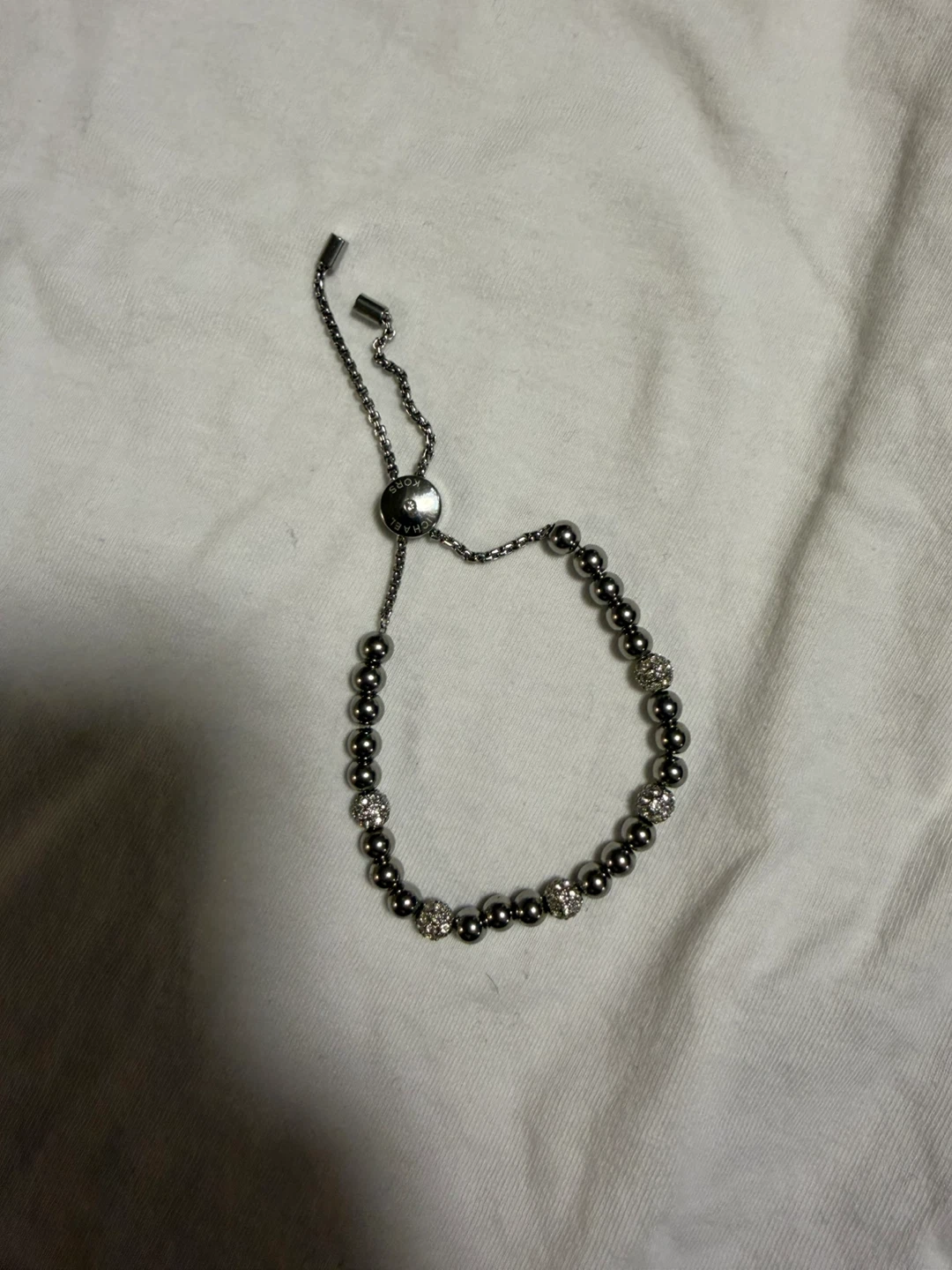 Michael Kors Silver Tone Beaded Bracelet - photo 2
