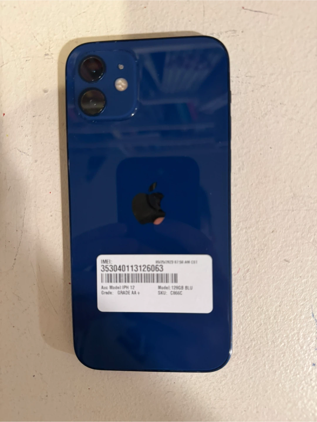 iPhone 12 128GB Blue w/ Otterbox Case