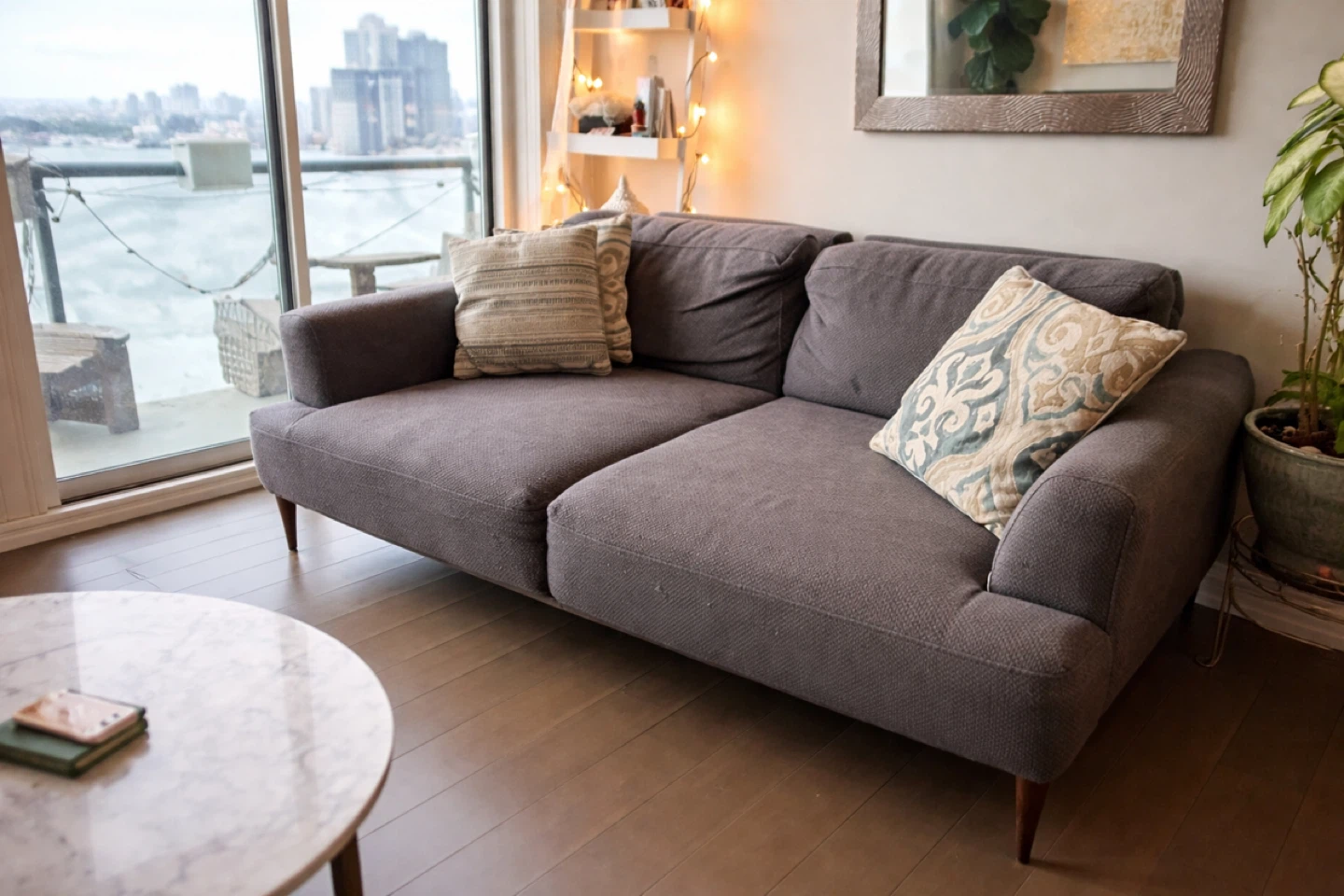 Grey Sofa - 1.25m x 1.53m
