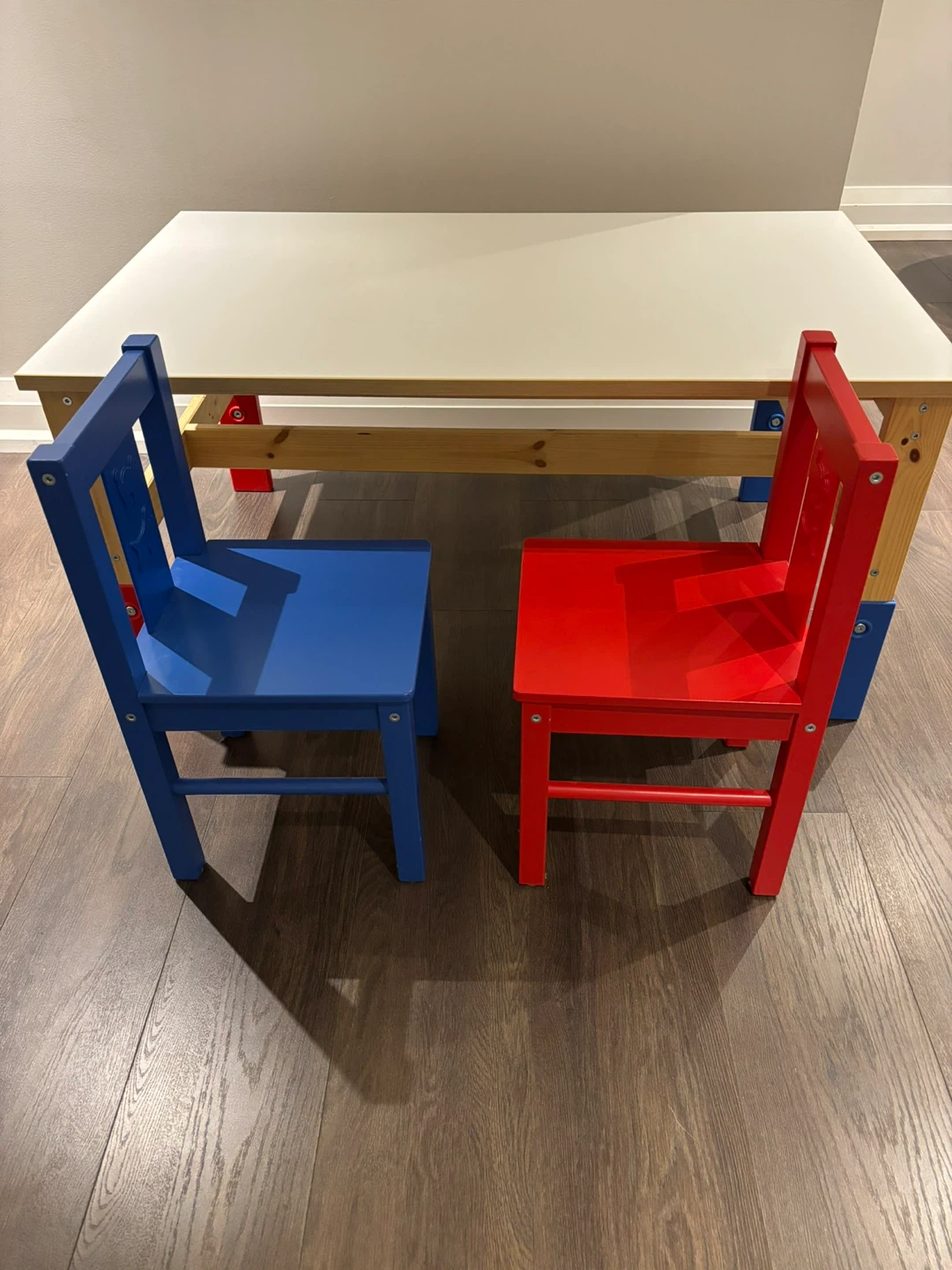 IKEA Sansad children’s adjustable table and 2 chairs - photo 2