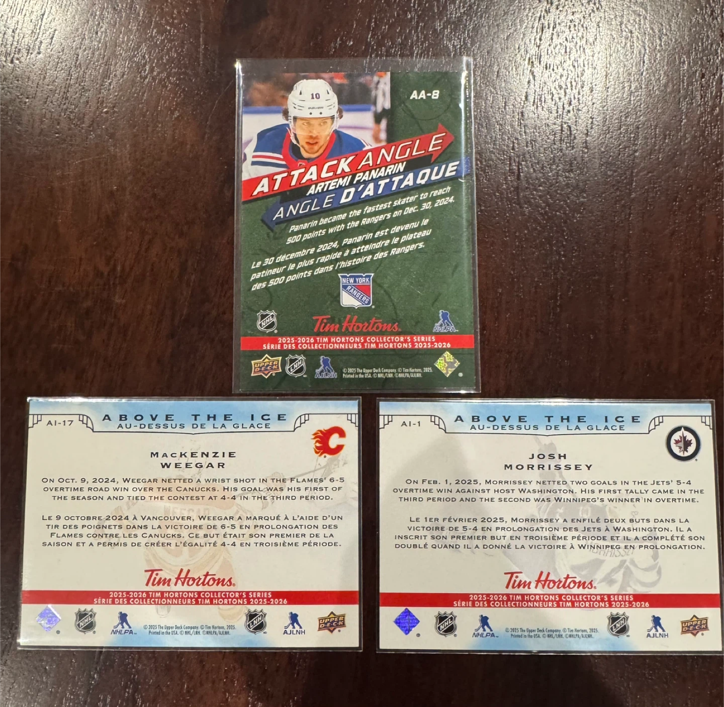 Tim Horton hockey cards 25-26 - photo 2