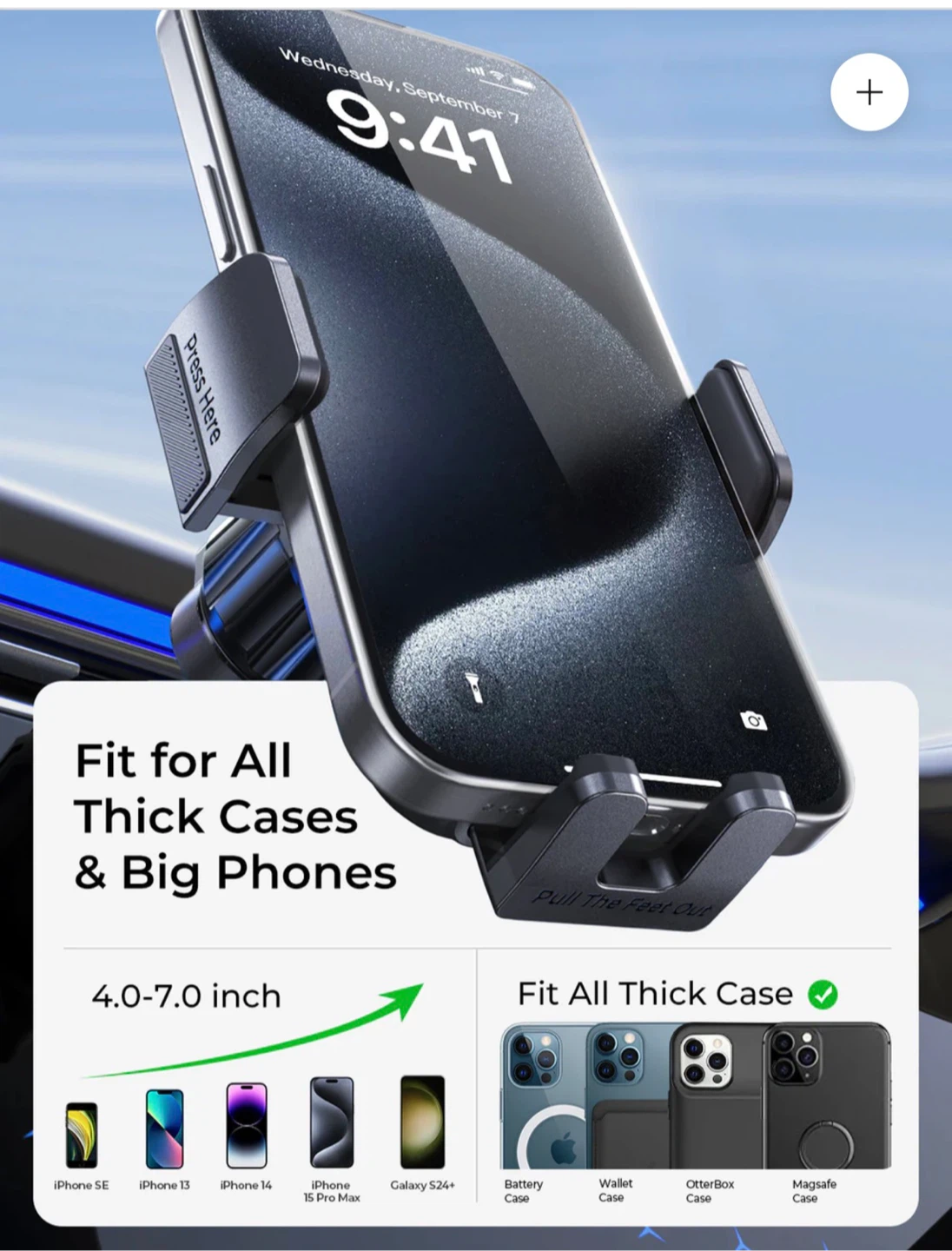 Lisen Car Phone Holder - Used (includes Box) - photo 3