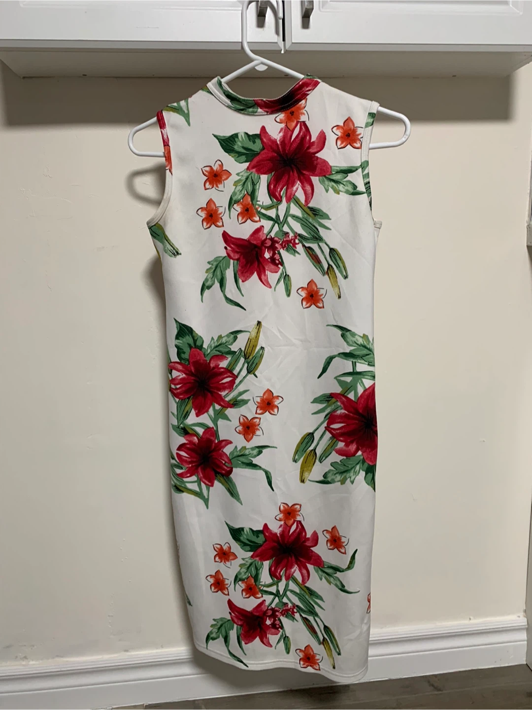Floral Print Sleeveless Dress
