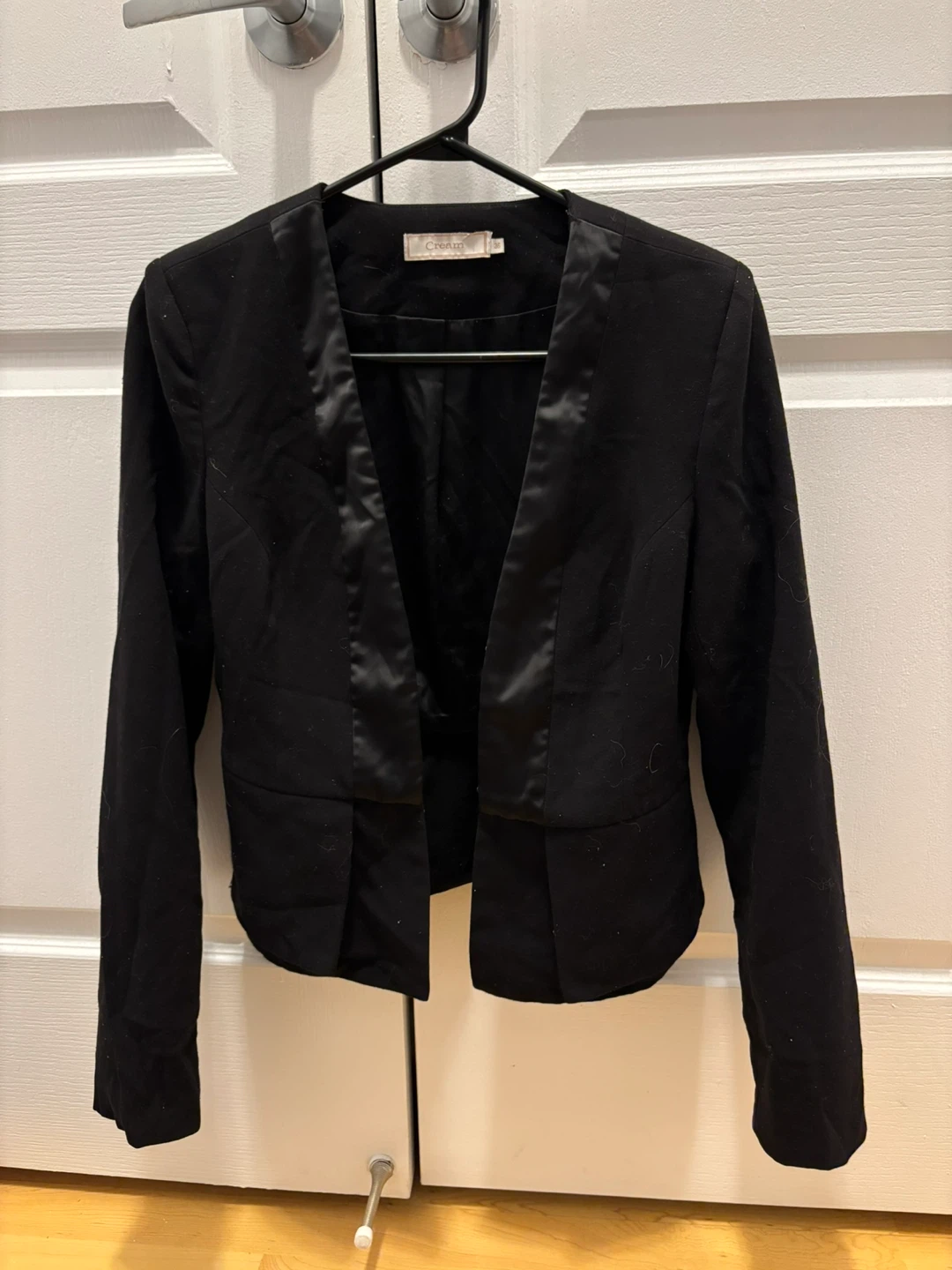 Cream Black Blazer - Size S - photo 3