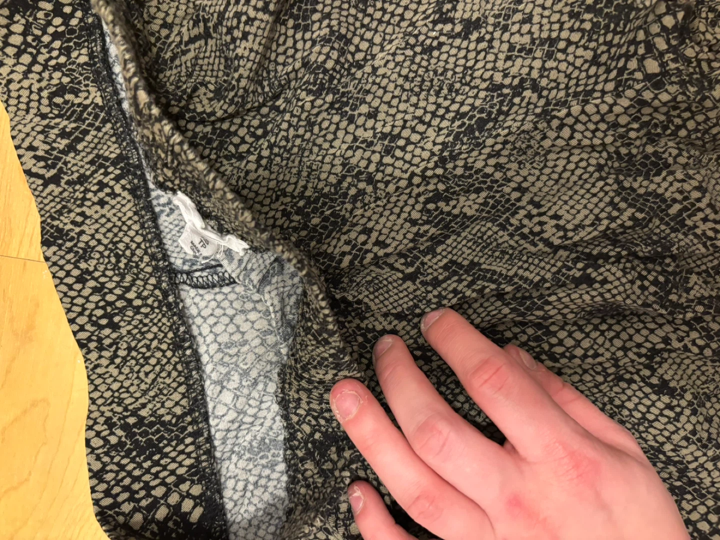 Snakeskin Print Skort - Size XS - photo 4