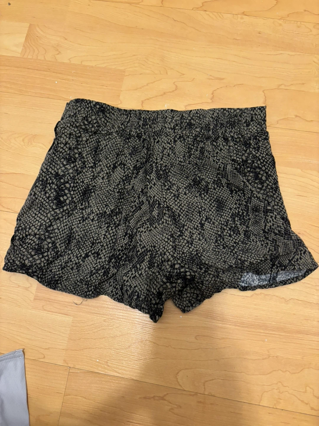 Snakeskin Print Skort - Size XS
