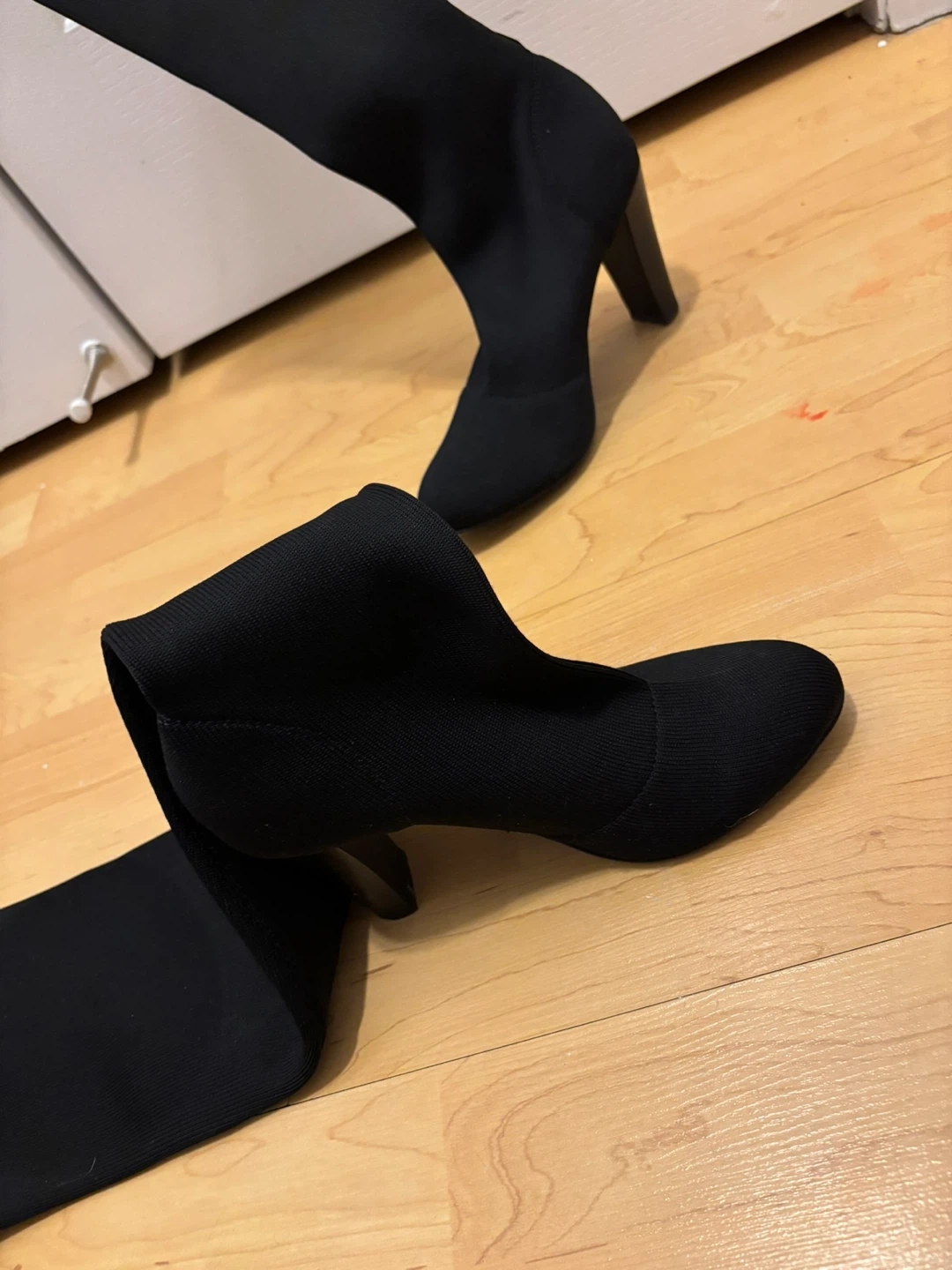 Charles by Charles David Black Thigh High Boots - 6.5M - photo 3