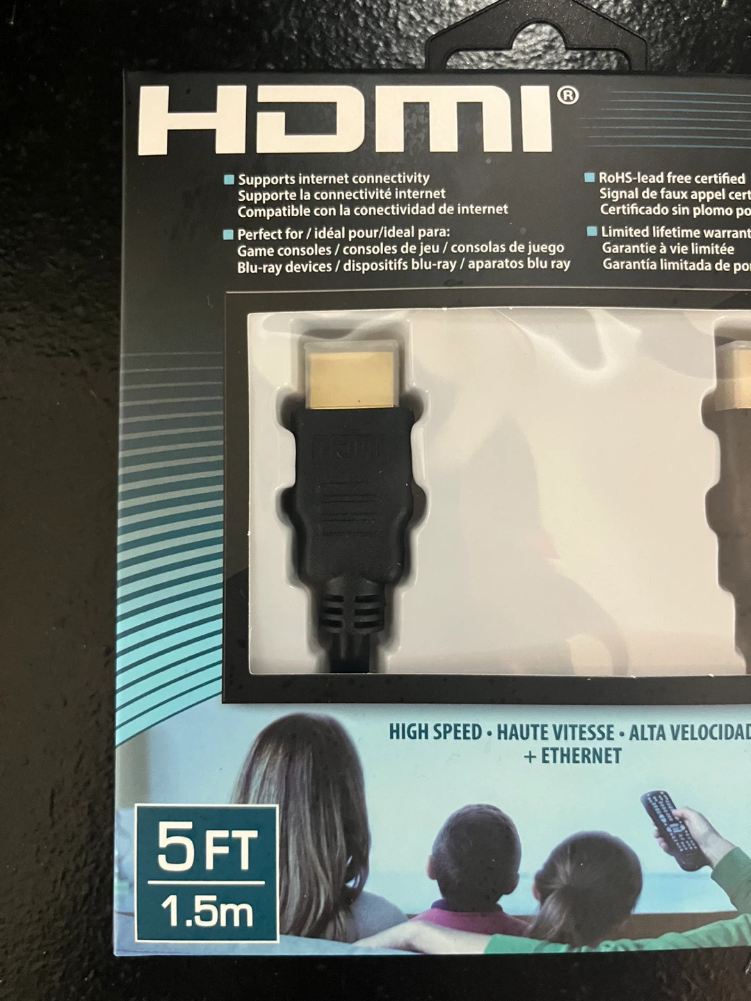 3 HDMI Cables - 5 FT, 3.3 FT, 1.64 FT - photo 2