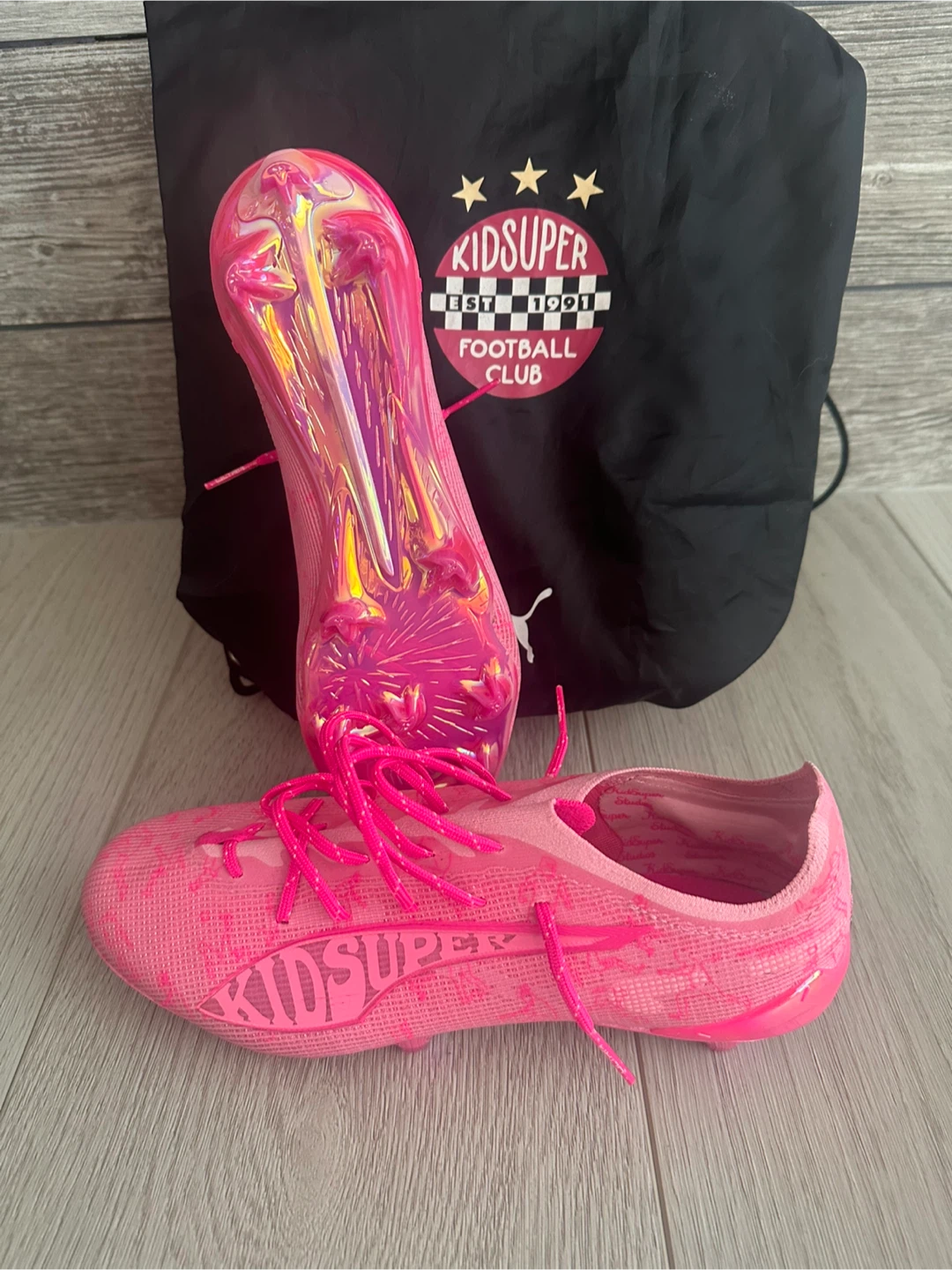 Puma Ultra 5.1 x KidSuper FG Pink adult 8.5