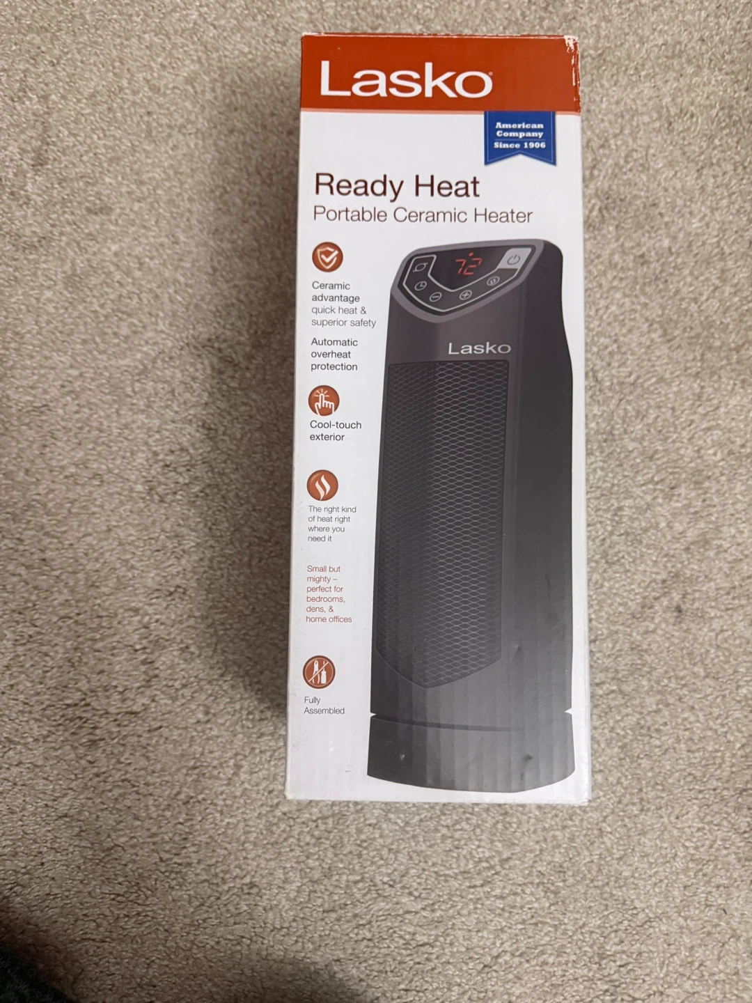 Lasko Ready Heat Portable Ceramic Heater