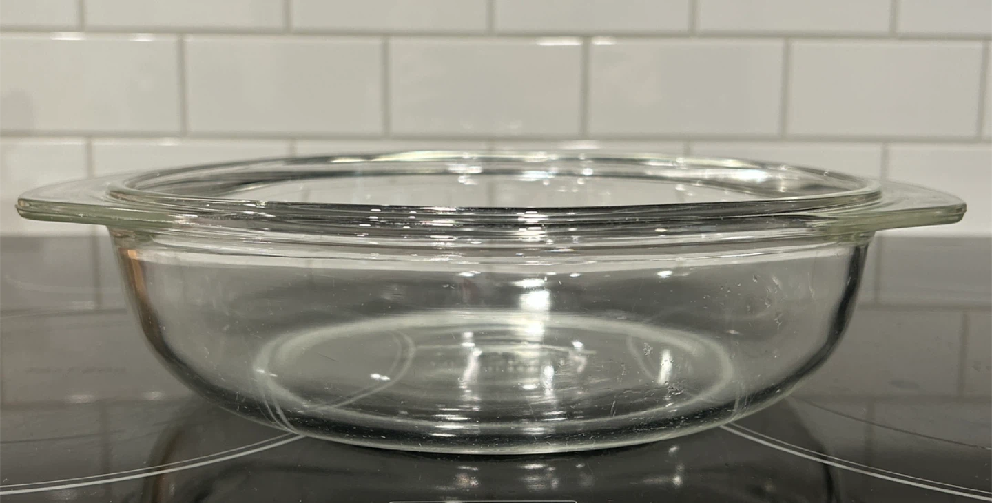 Pyrex Clear Glass Mixing Bowl - 10 Inch