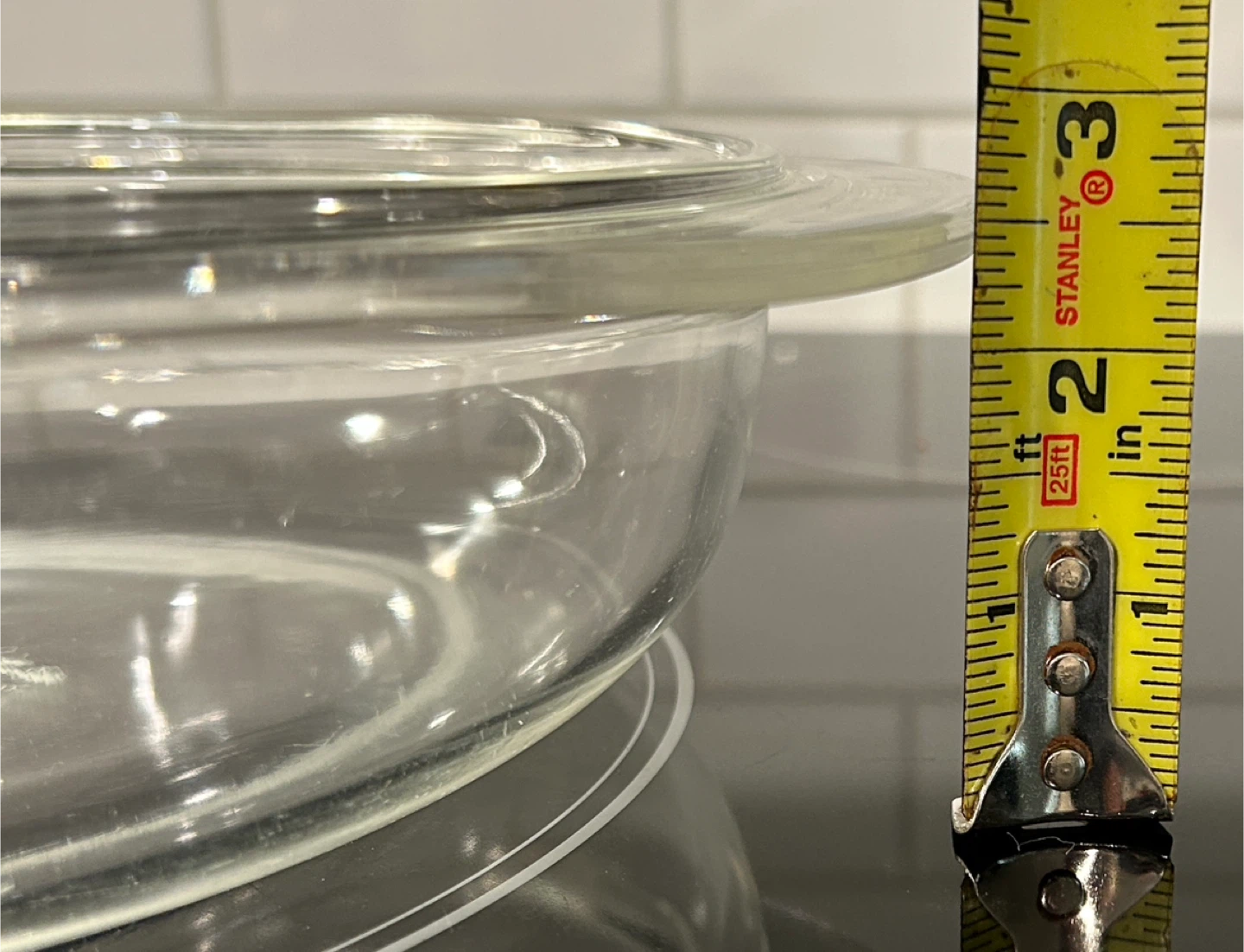 Pyrex Clear Glass Mixing Bowl - 10 Inch - photo 4