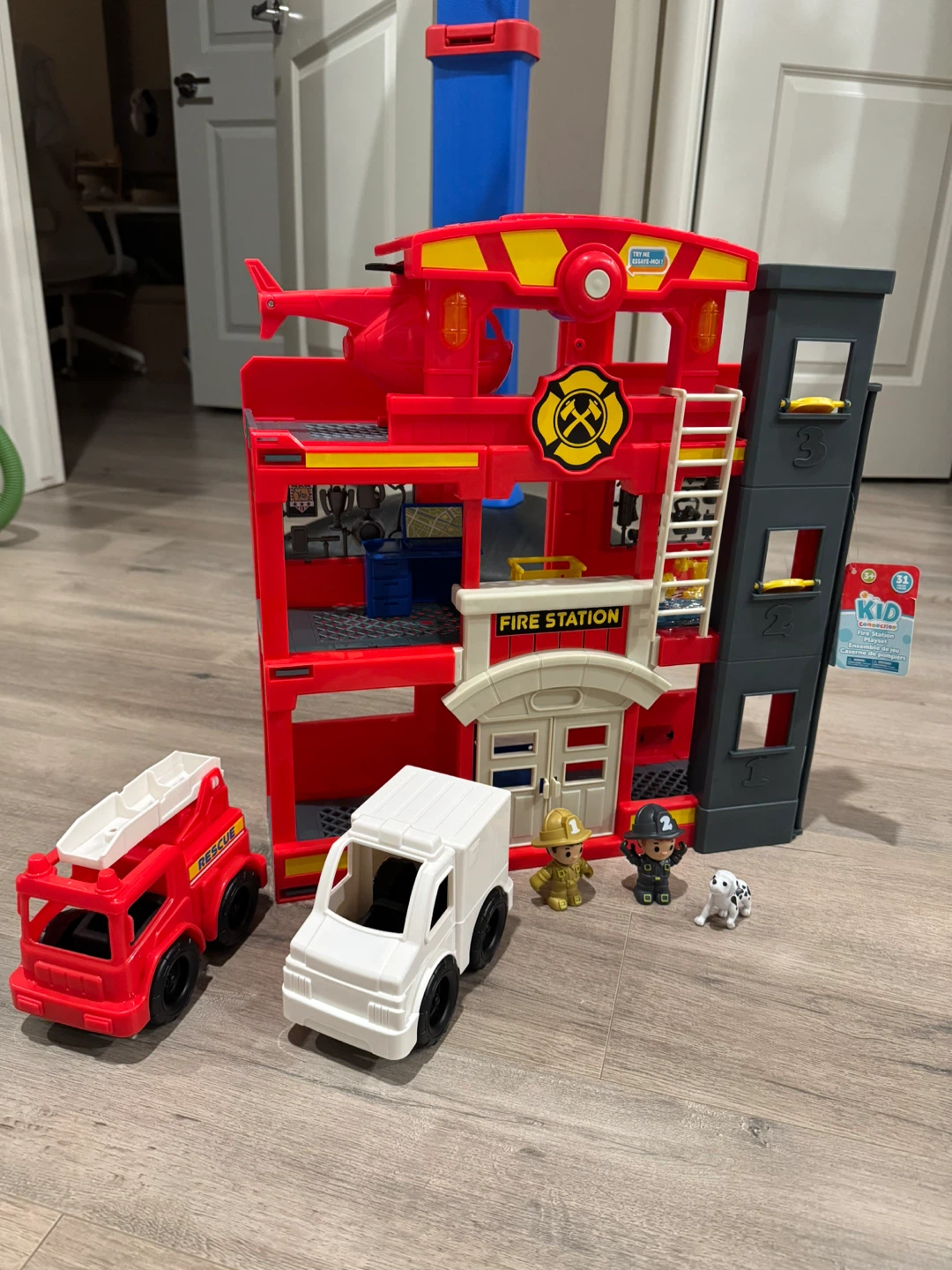 Kid Connection Fire Station Playset