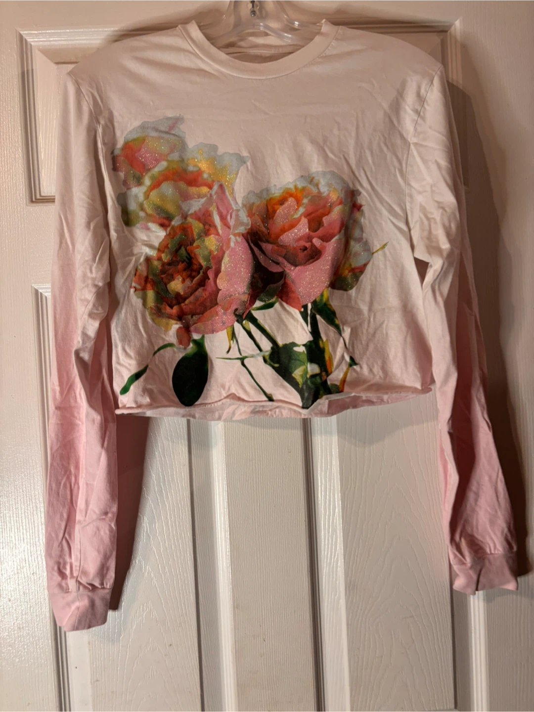 Official Taylor Swift Lover Era Cropped Crewneck