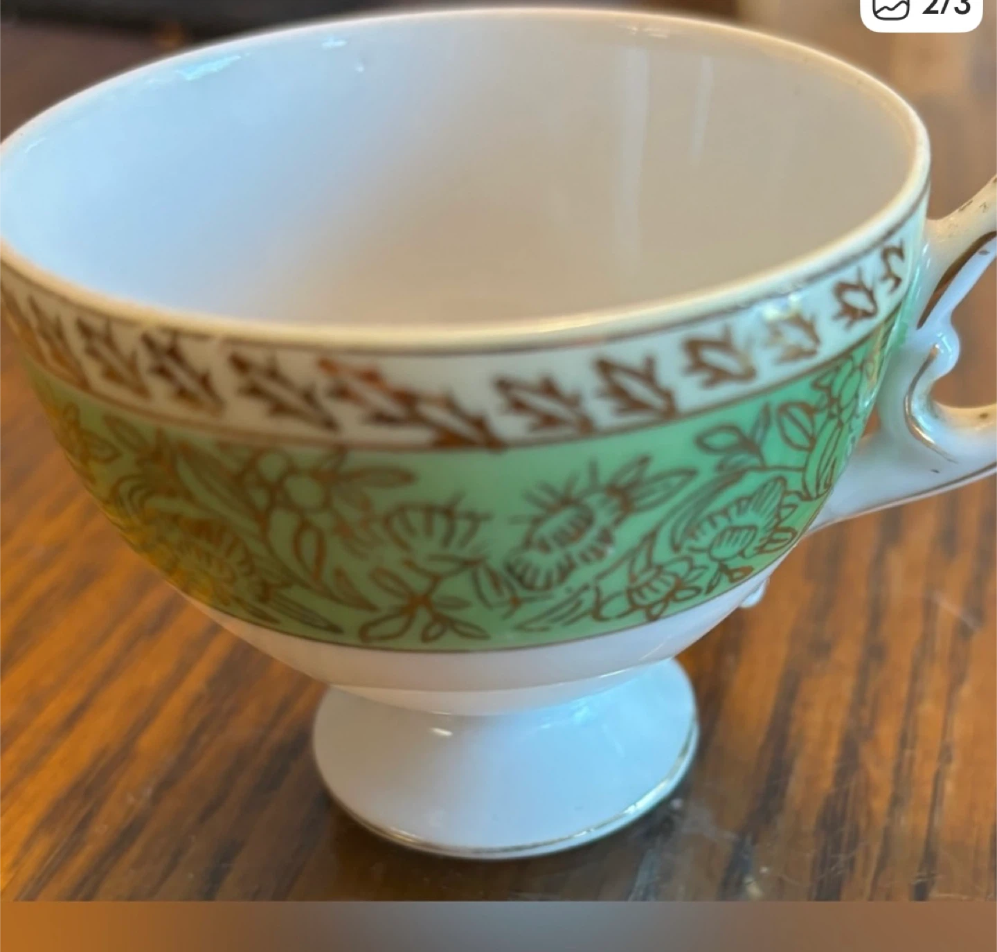 VINTAGE TRIMONT CHINA MINI TEACUP - photo 2