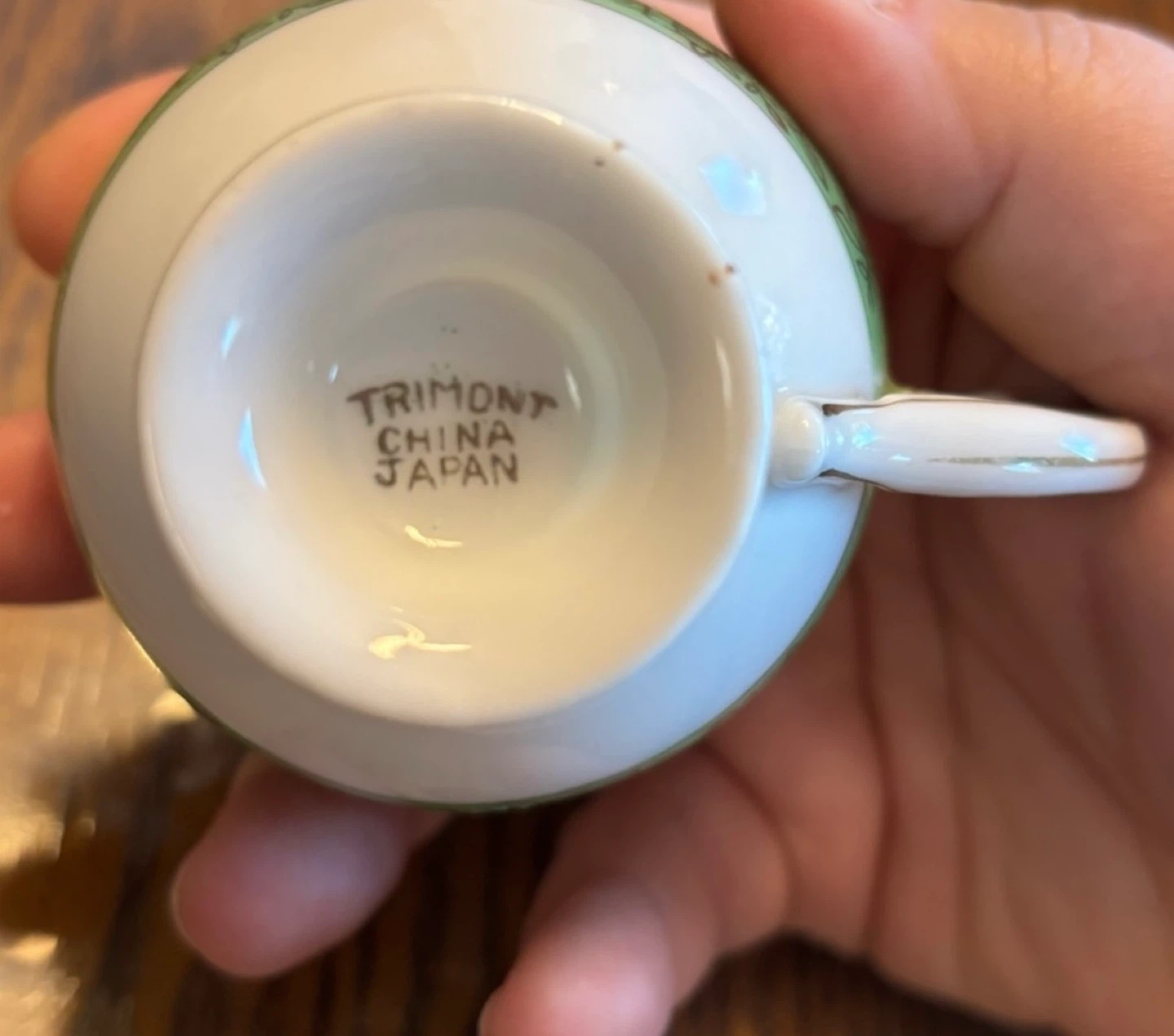 VINTAGE TRIMONT CHINA MINI TEACUP - photo 3