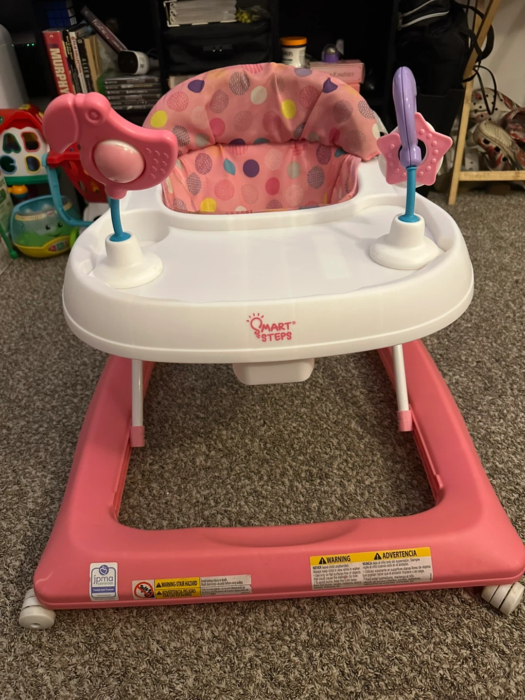 Smart Steps Baby Walker - Pink