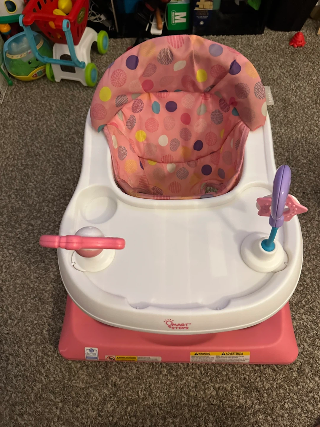 Smart Steps Baby Walker - Pink - photo 2