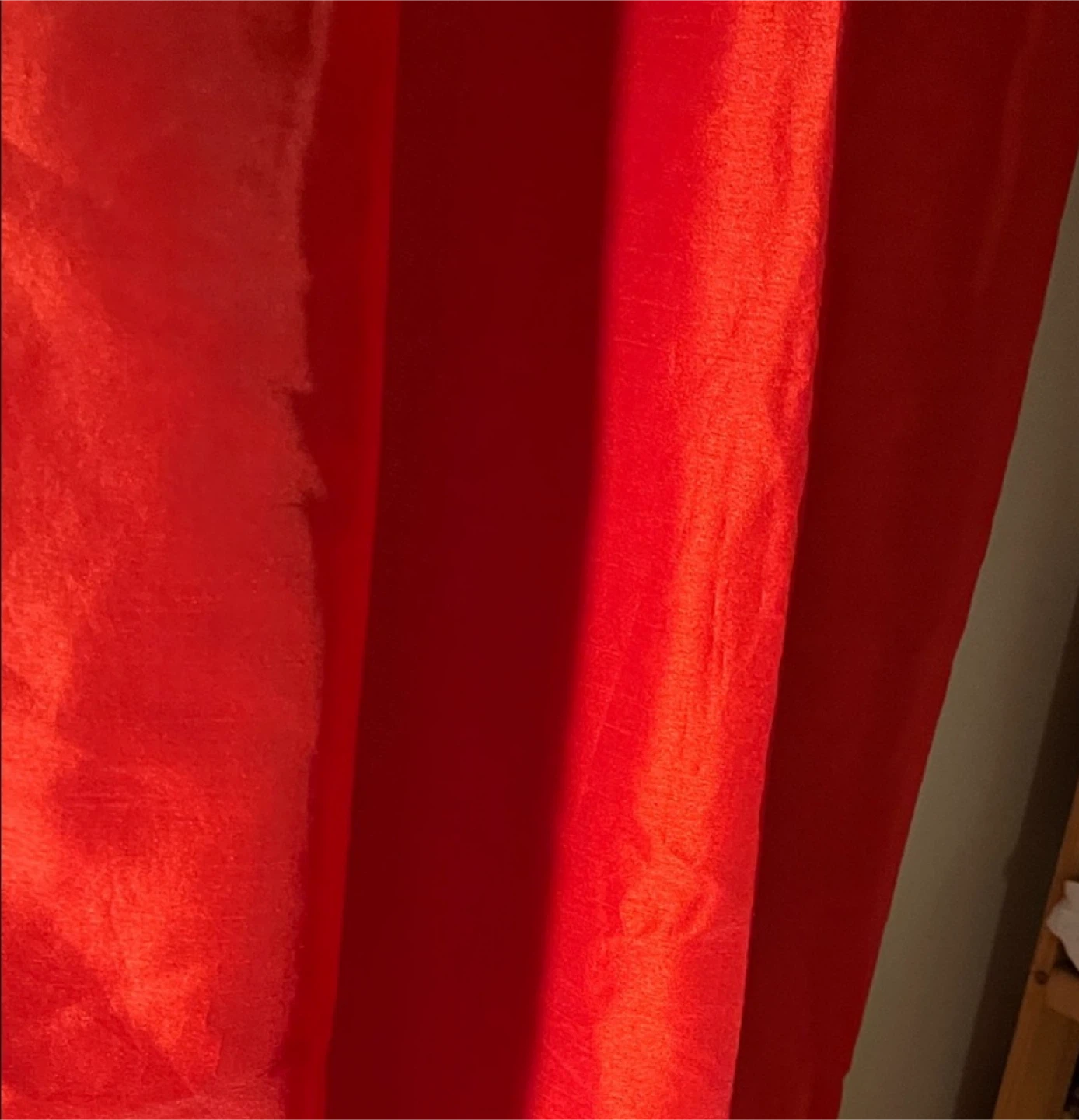 Red Curtain Panels 41X81.5 inches each panel - photo 4