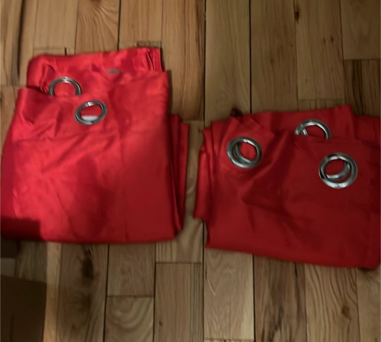 Red Curtain Panels 41X81.5 inches each panel - photo 5