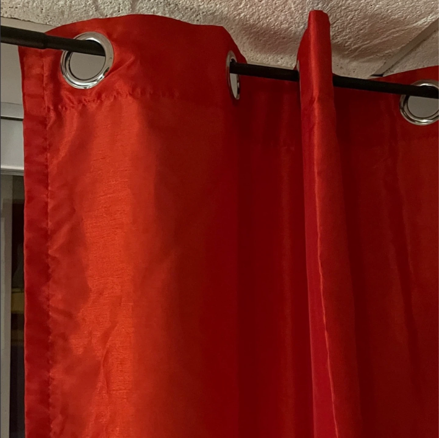 Red Curtain Panels 41X81.5 inches each panel - photo 2