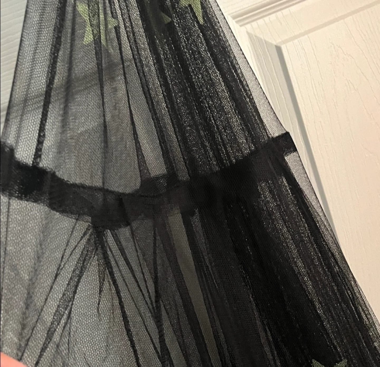 Black Bed Canopy with Stars - photo 5