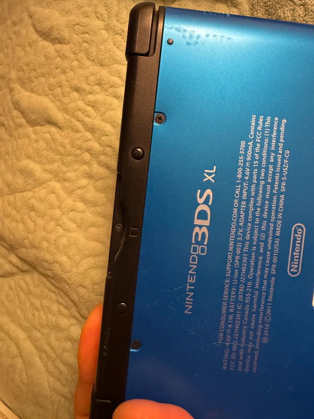 Nintendo 3DS XL Blue with 3 Games